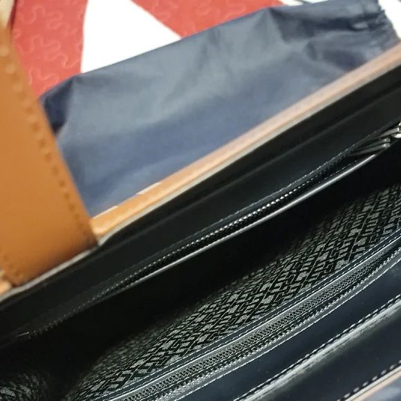 Tommy Hilfiger Men's Multicolor Striped Briefcase